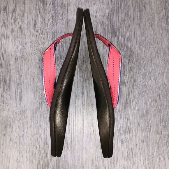 OluKai Punua Kia'i Beach Sandals Women's Size 8 Flip Flop Thongs Pink *FLAWS - Picture 8 of 15